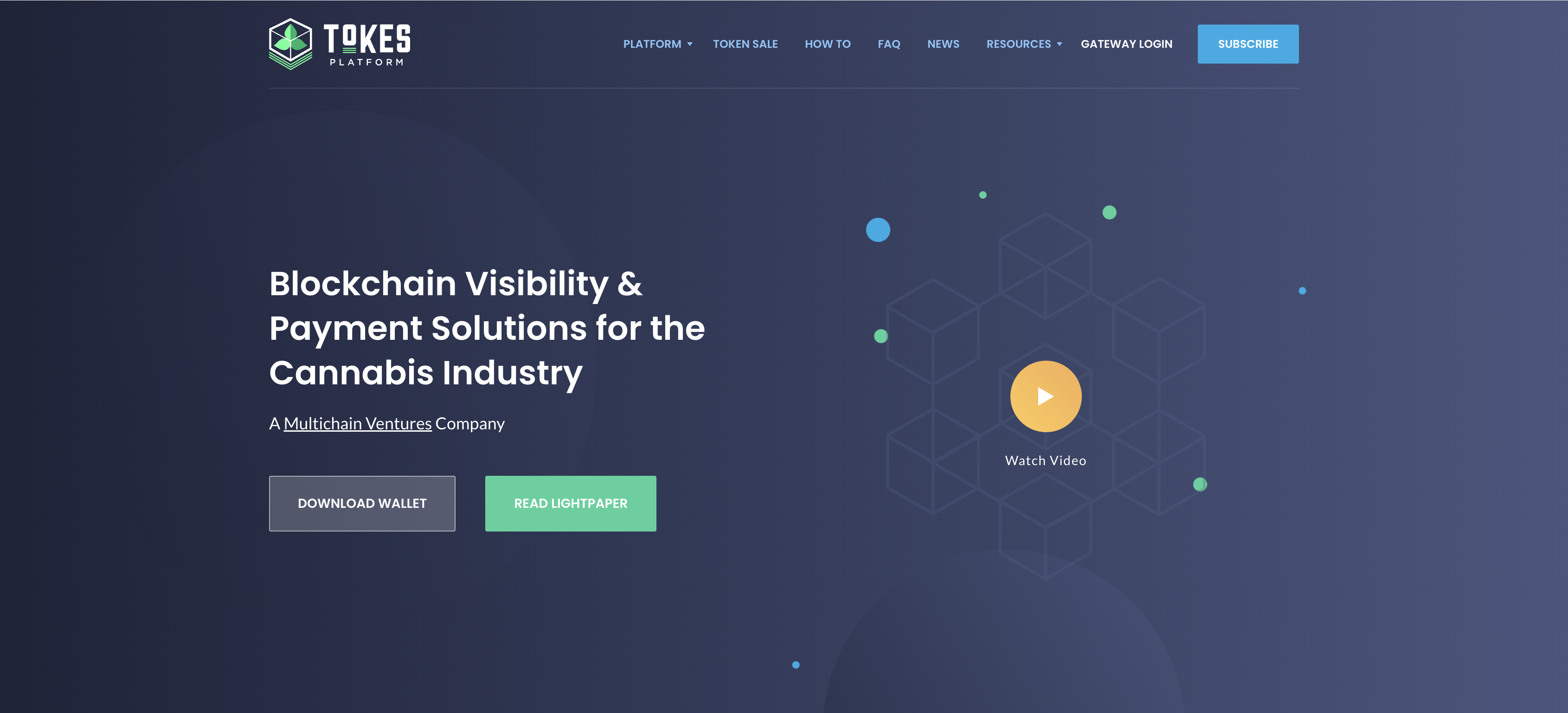 Tokes Platform site preview